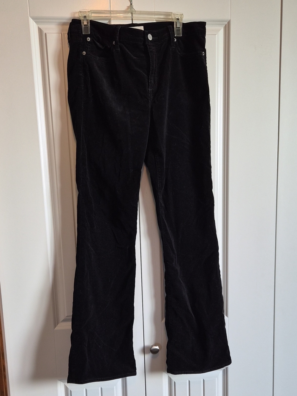 GAP Black Corduroy Perfect Boot Boot-Cut Pants